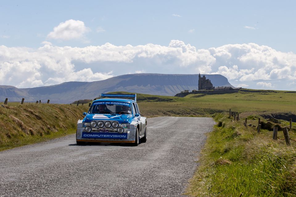Barry Foley in his Metro 6R4. Pic: James Burke.
