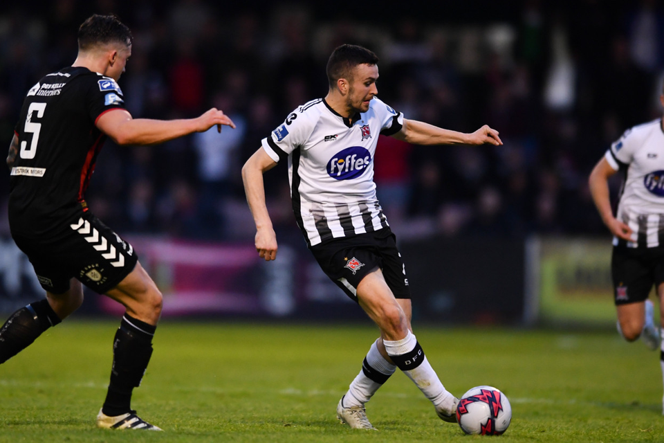 Michael Duffy in action for Dundalk. Photo: SPORTSFILE