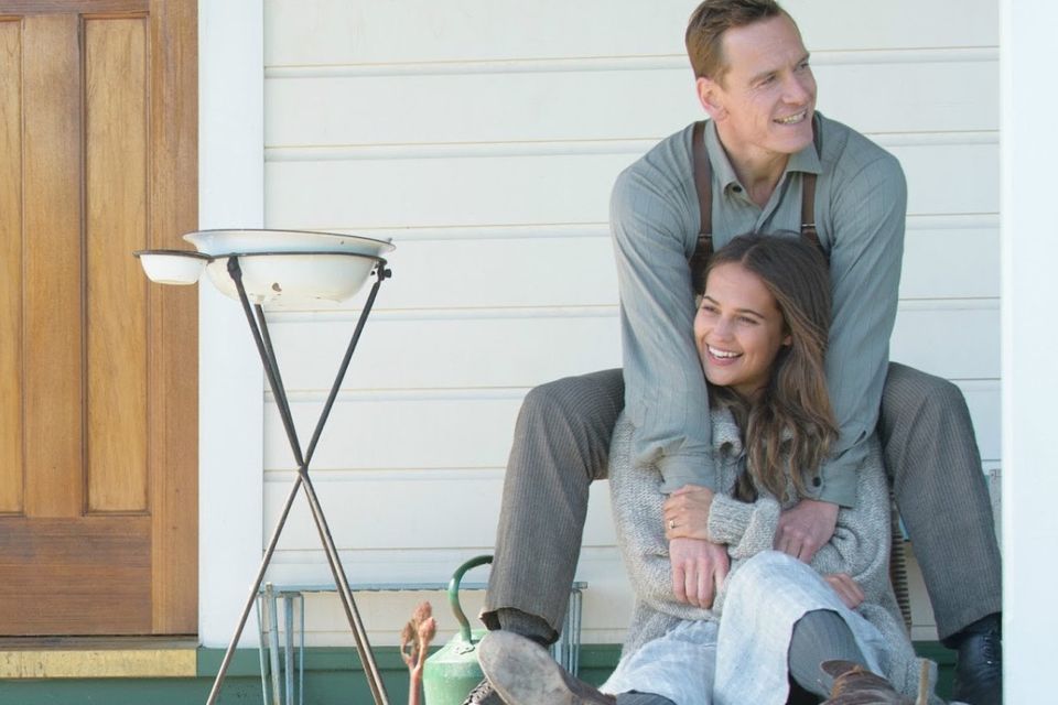 Couple: Michael Fassbender and Alicia Vikander in 'The Light Between Oceans'
