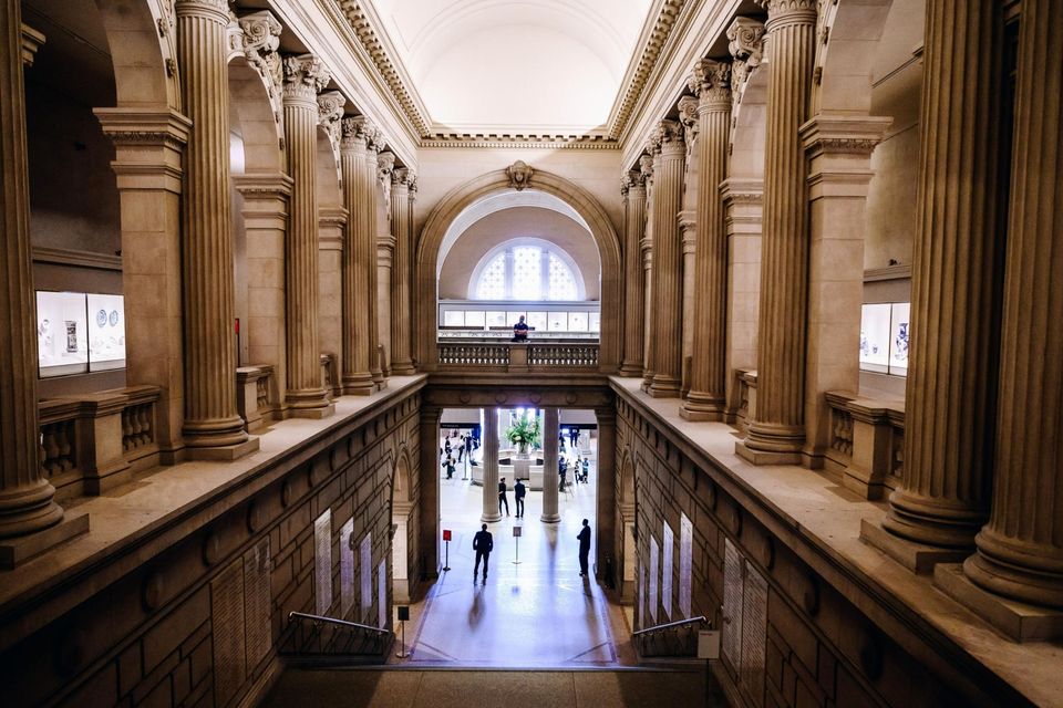 Julie was asked to produce a local TEDx event at the Metropolitan Museum of Art in New York City. Photograph: Nina Westervelt/Bloomberg