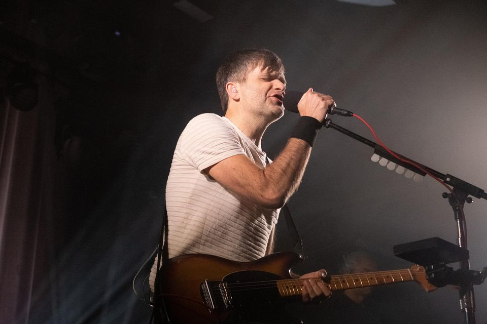Ben Gibbard of Death Cab for Cutie performed in front of a seated audience at the Bord Gáis Energy Theatre in Dublin. Photo: David A. Smith/Getty Images