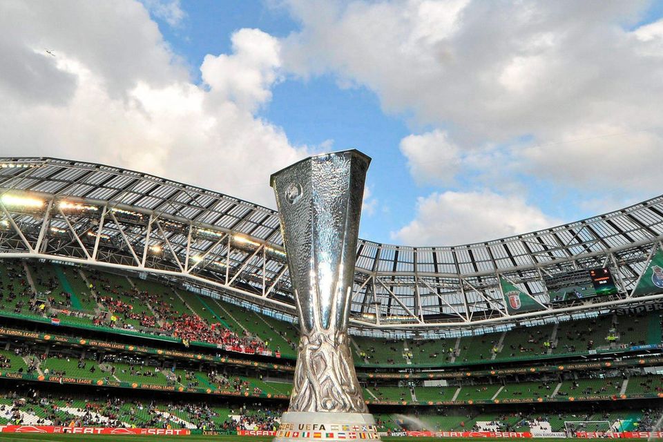 The Aviva Stadium, which hosted the 2011 Europa League final between FC Porto and SC Braga, will be the venue for three Euro 2020 group games and one round of 16 fixture. Picture credit: Brian Lawless / SPORTSFILE