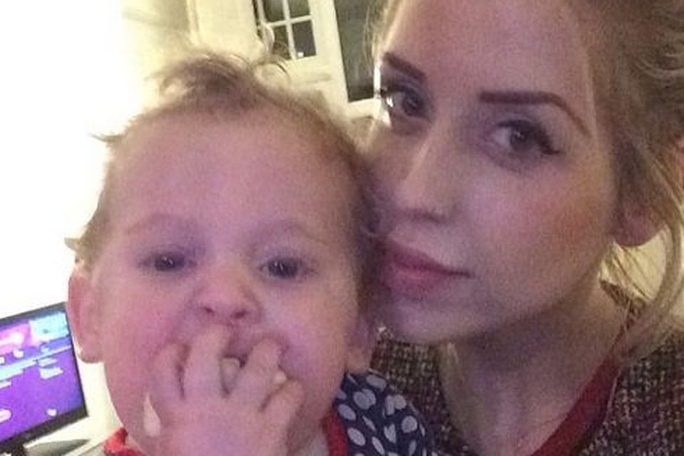 Peaches Geldof takes selfie with sick son Phaedra