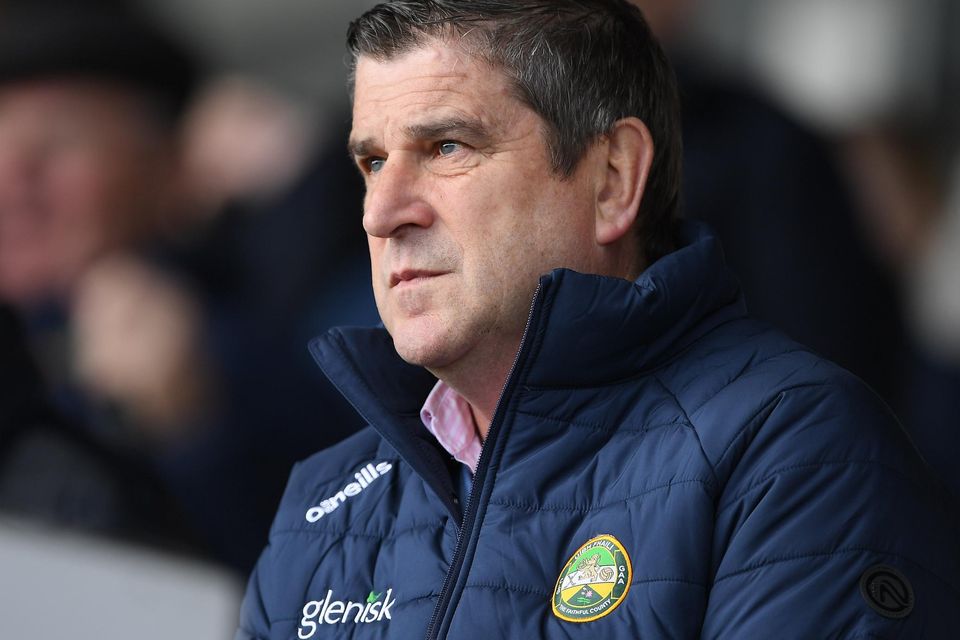 18 March 2023; Offaly GAA chairman Michael Duignan during the Allianz Football League Division 3 match between Tipperary and Offaly at FBD Semple Stadium in Thurles, Tipperary. Photo by Ray McManus/Sportsfile