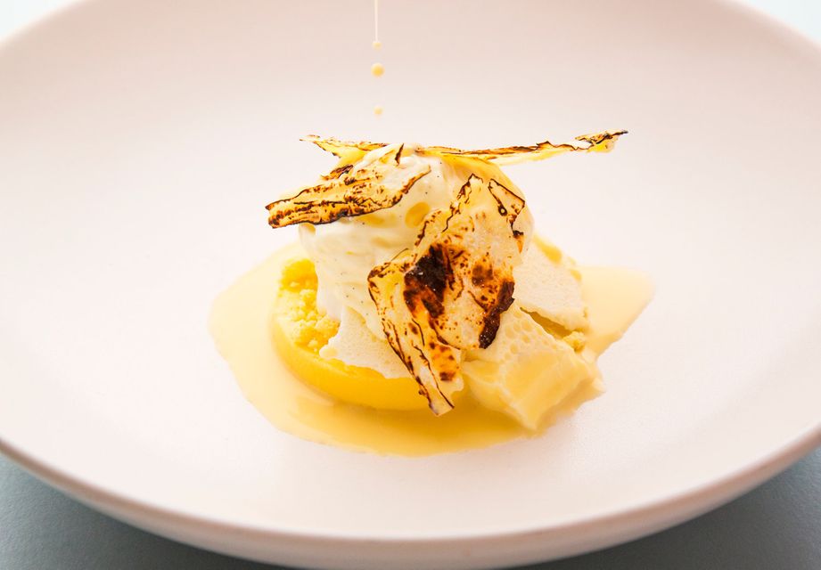 Flavours and textures of Irish milk and honey, at Chapter One, Dublin. Photo: Barry McCall