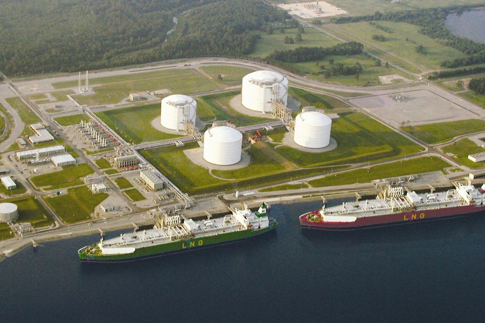Image of what the Shannon LNG terminal would look like