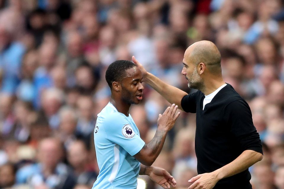 Manchester City boss Pep Guardiola says Raheem Sterling will be a target for top clubs