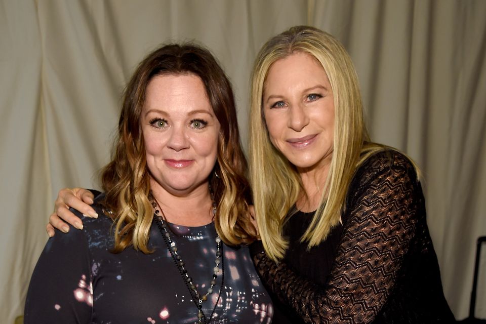 Barbra Streisand’s clumsy attempt at a compliment to Melissa McCarthy (left) shone a light on attitudes to being overweight. Photo: Getty