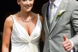 thumbnail: Jonny and Laura Sexton after their 2013 wedding