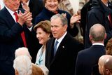 thumbnail: George and Laura Bush attend the inauguration ceremonies to swear in Donald Trump as the 45th president of the United States at the U.S. Capitol in Washington, U.S., January 20, 2017. REUTERS/Kevin Lamarque