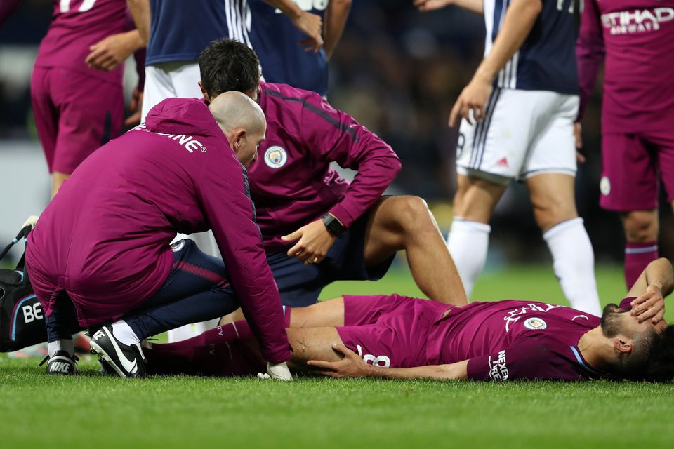 The injury suffered by Manchester City's Ilkay Gundogan is not serious