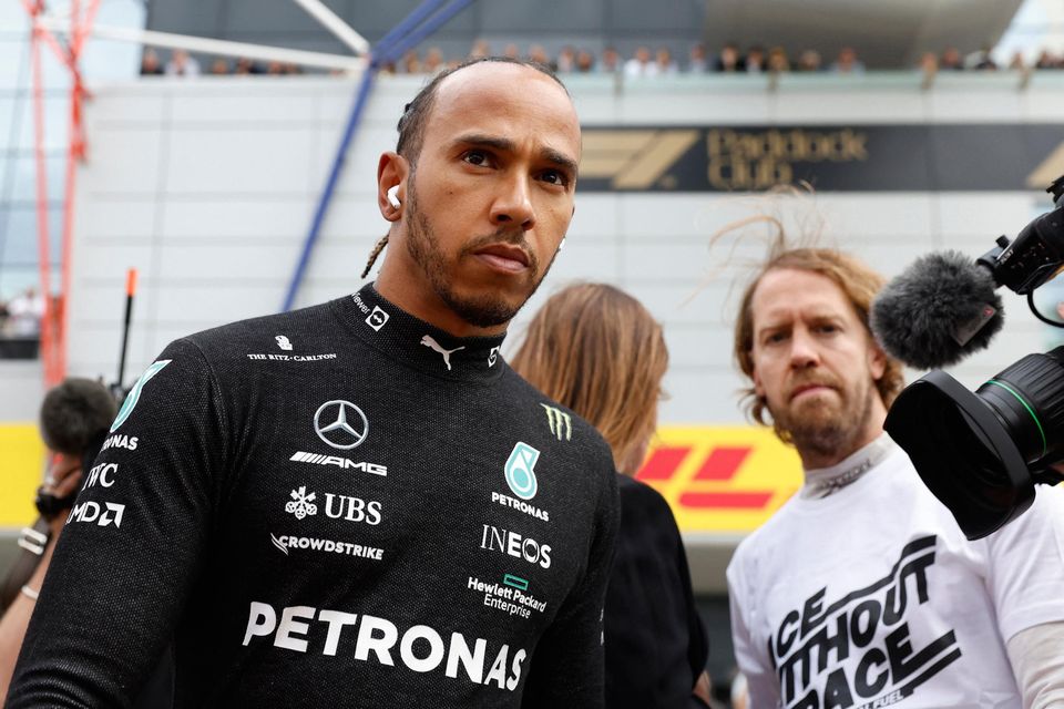 Mercedes' Lewis Hamilton before last week's race