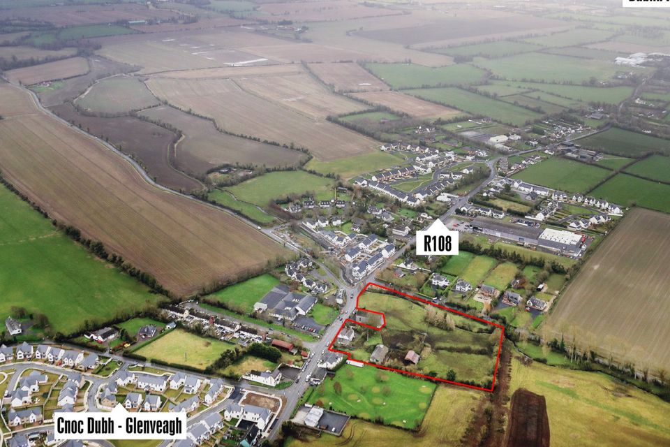 Development: The site in Ballyboughal, north Co Dublin