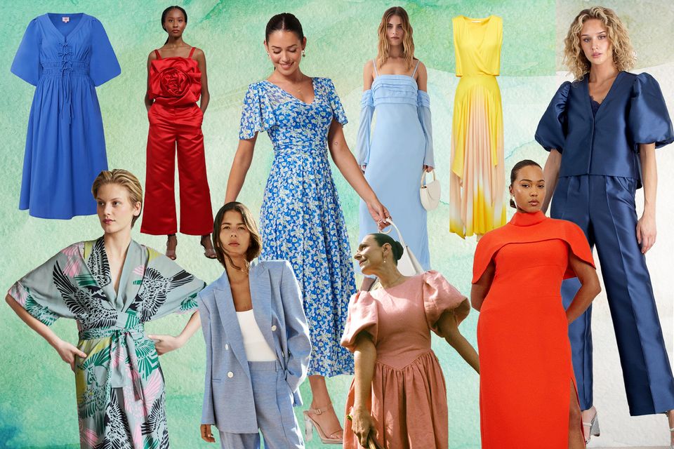 sachin and babi light blue dress 10 of the best: wedding guest outfits for all ages and sizes