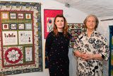thumbnail: Mary Claire Cowley, An Táin Arts Centre and Mary Hunter, Irish Patchwork Society Executive Committee at the North East Irish Patchwork Society Exhibition in An Táin Basement Gallery. Photo: Aidan Dullaghan/Newspics