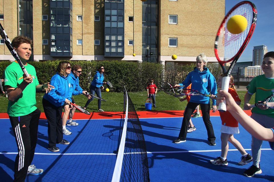 Judy Murray launches the new Highland Spring Everyone for Tennis campaign in London