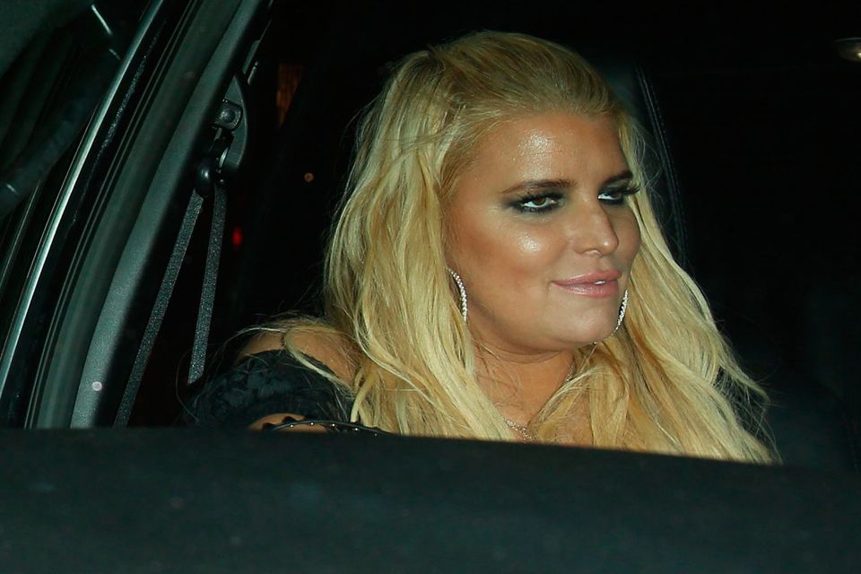 Jessica Simpson looks worse for wear as she celebrates husband Eric's  birthday in LA