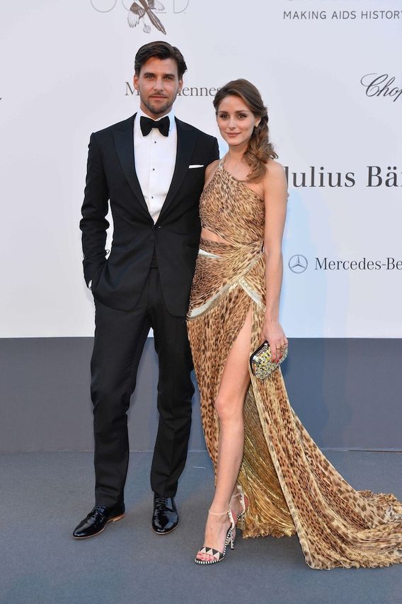 Olivia Palermo and Johannes Huebl pose on the red carpet at the Louis  News Photo - Getty Images