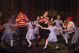 thumbnail: Augustus Gloop (Andy McDermott) and Mrs Gloop (Genevieve Fleming) with dancers in Innovations Theatre School's Charlie and the Chocolate Factory in Gorey Little Theatre.