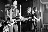 thumbnail: From left, Glen Matlock, Johnny Rotten and Steve Jones of the Sex Pistols on stage in 1976. Photo by Ian Dickson/Redferns