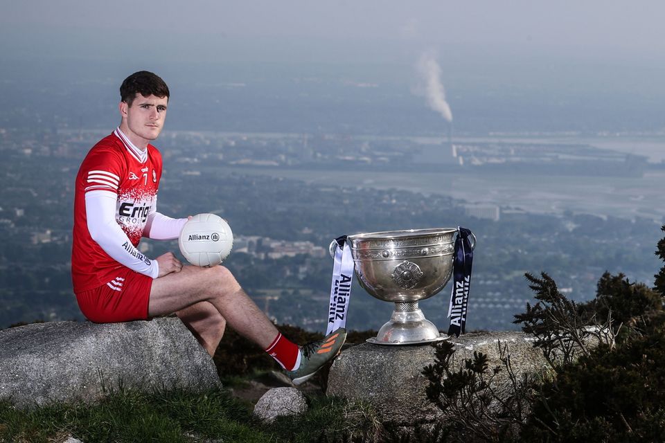 Derry footballer Padraig McGrogan who has teamed up with Allianz Insurance to look ahead to his county’s All-Ireland Senior Football. Credit: ©INPHO/Dan Sheridan