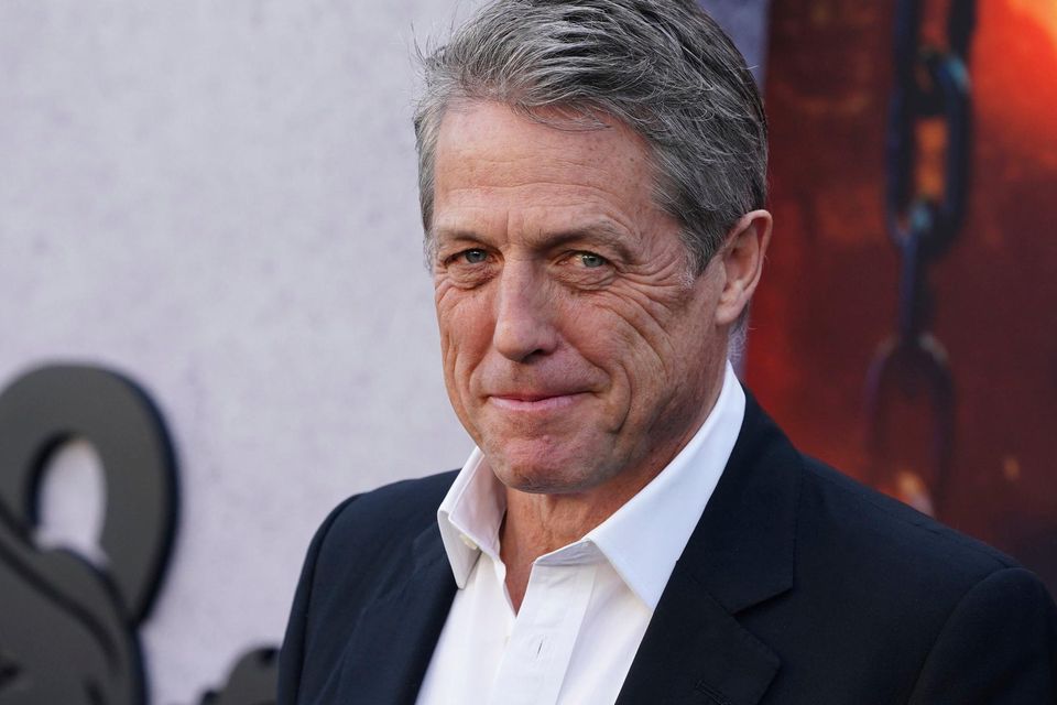 Hugh Grant arrives at the Los Angeles premiere of Dungeons and Dragons: Honour Among Thieves. Photo: AP