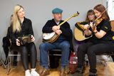 thumbnail: Amy and Ray Murphy with Aisling Noonan and Attracta Brady during the Music for Ashling Fundraiser in Teach Ceoil Chill Aichidh, Tullamore, Co. Offaly.