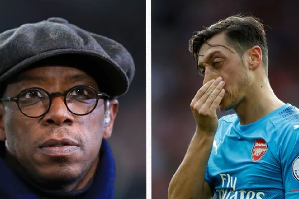 Ian Wright has responded to Mesut Ozil's social media post with some strong words of his own. CREDIT: GETTY IMAGES