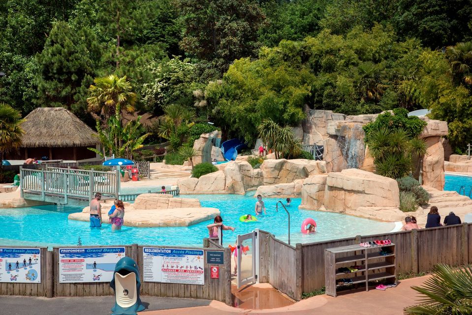 Bonhomie: Domaine des Ormes camp-site is a good starting point for exploring Brittany, and has a substantial water park. Photo: Tony Gavin