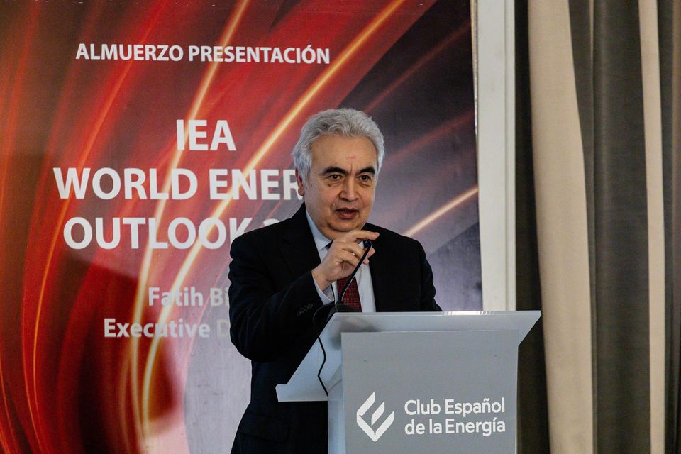 Fatih Birol, executive director of the IEA, said clean energy is moving faster than many realize. Photo: Carlos Lujan/Europa Press via Getty Images