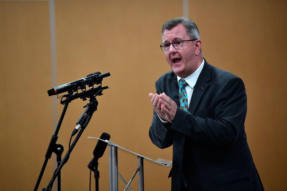 DUP leader Jeffrey Donaldson. Picture by Charles McQuillan/Getty Images