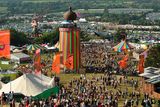 thumbnail: Revellers attend the Glastonbury Festival of Music and Performing Arts on Worthy Farm near the village of Pilton in Somerset, South West England, on June 26, 2019. (Photo by Oli SCARFF / AFP)OLI SCARFF/AFP/Getty Images