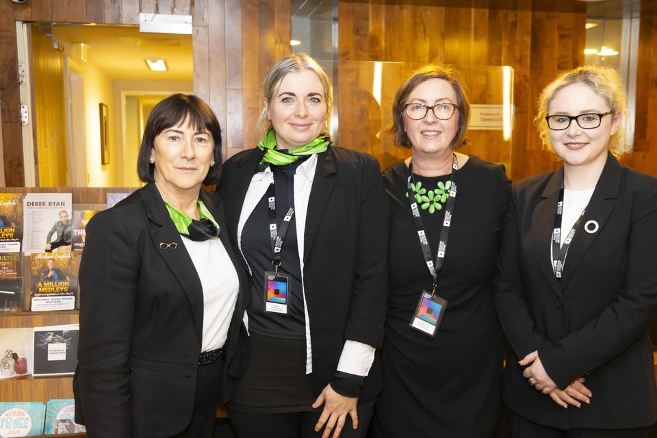 25/10/2024. Wexford Festival Opera Green Night are Geraldine Rea, Abi Way, Anne Marie O’Brien and Brenna Hurley . Photograph: Patrick Browne