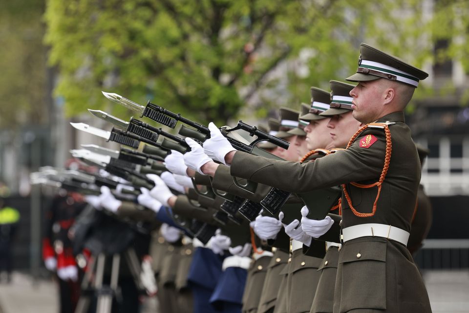 20/4/25 The 1916 Easter Rising Commemoration at the GPO in Dublin.Picture: Arthur Carron/Collins