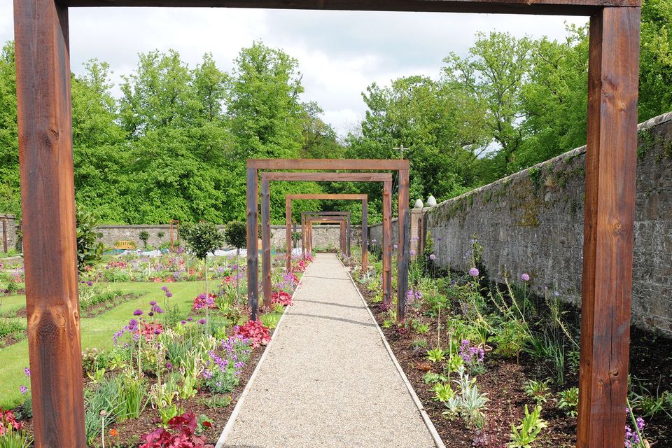 A path od colour in walled gardens at Wells House. Pic: Jim Campbell