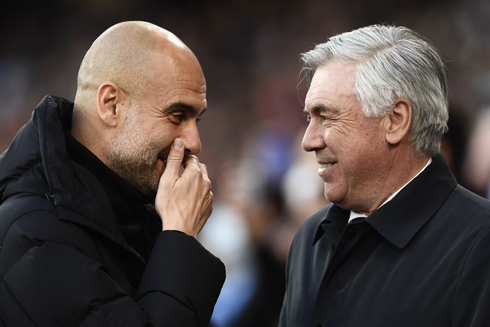 Ancelotti vs guardiola 2025 h2h