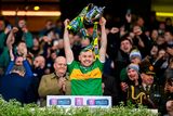 thumbnail: Connor Carville of Glen lifts the Andy Merrigan Cup