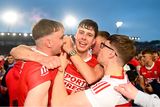 thumbnail: Robert Downey of Cork celebrates with supporters after the Munster GAA Hurling Senior Championship Round 3 match between Cork and Limerick at SuperValu Páirc Ui Chaoimh in Cork