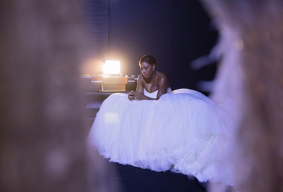 Serena Williams reveals her dad pulled out of walking her down the aisle an  HOUR before her wedding - and told her in a text