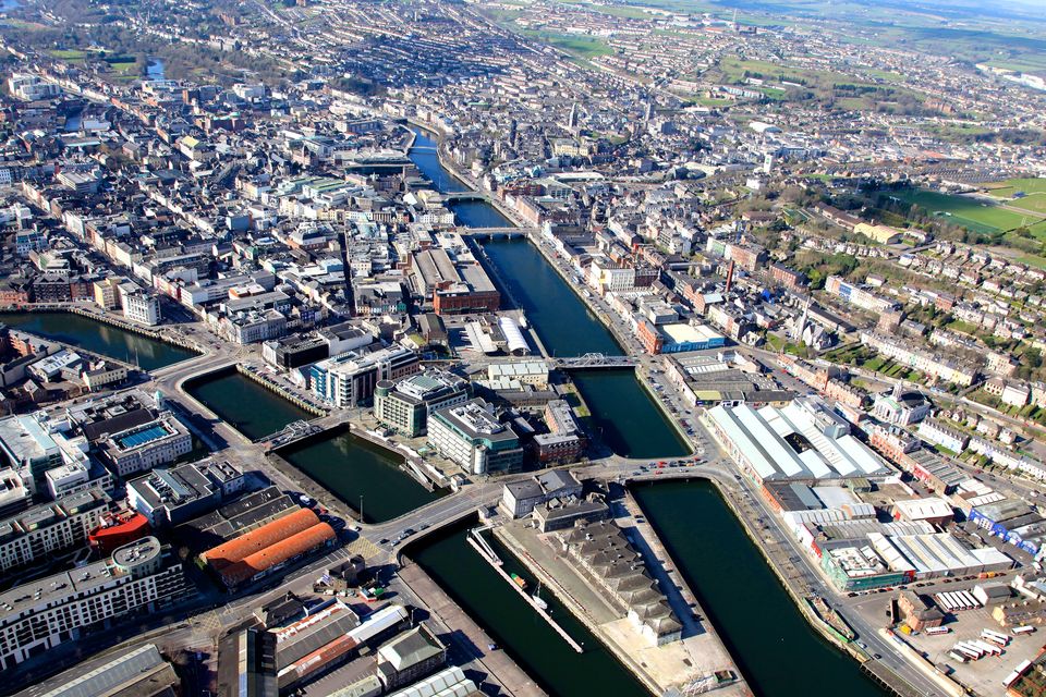 Grand Canal Dock Dublin - Dennis Horgan Aerial Photography