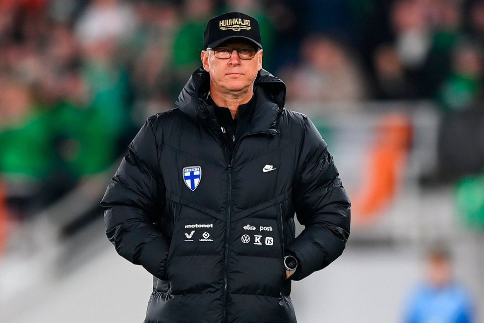 Finland coach Markku Kanerva. Photo by Stephen McCarthy/Sportsfile