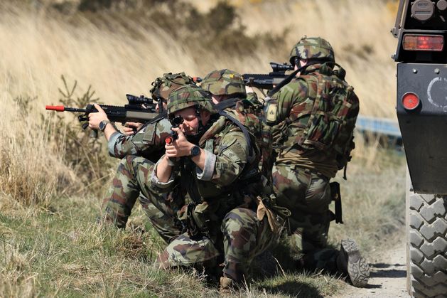 Irish troops take part in intense training exercises to prepare for deployment to Lebanon