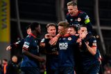 thumbnail: Chris Forrester of St Patrick's Athletic celebrates with teammates