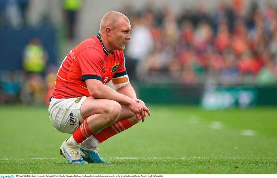 An emotional Keith Earls after Munster's URC semi-final win over Leinster