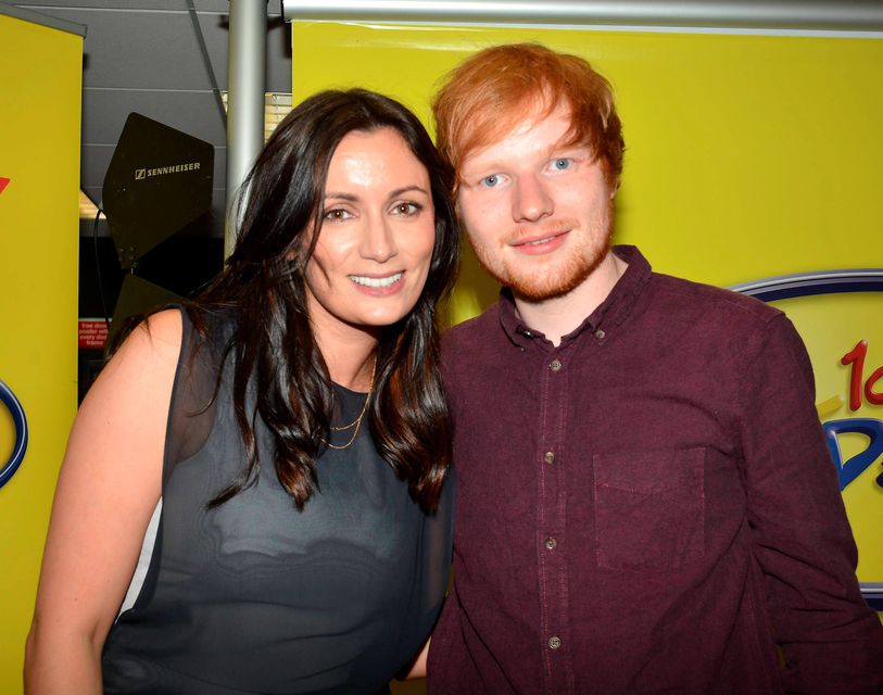 Ed Sheeran performs at HMV Henry Street as guest on Today FM's Louise Duffy Show