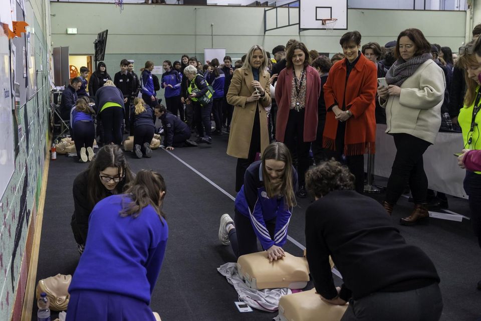 Photos Show Kerry Students At Life Saving Cpr Skills Day With Special