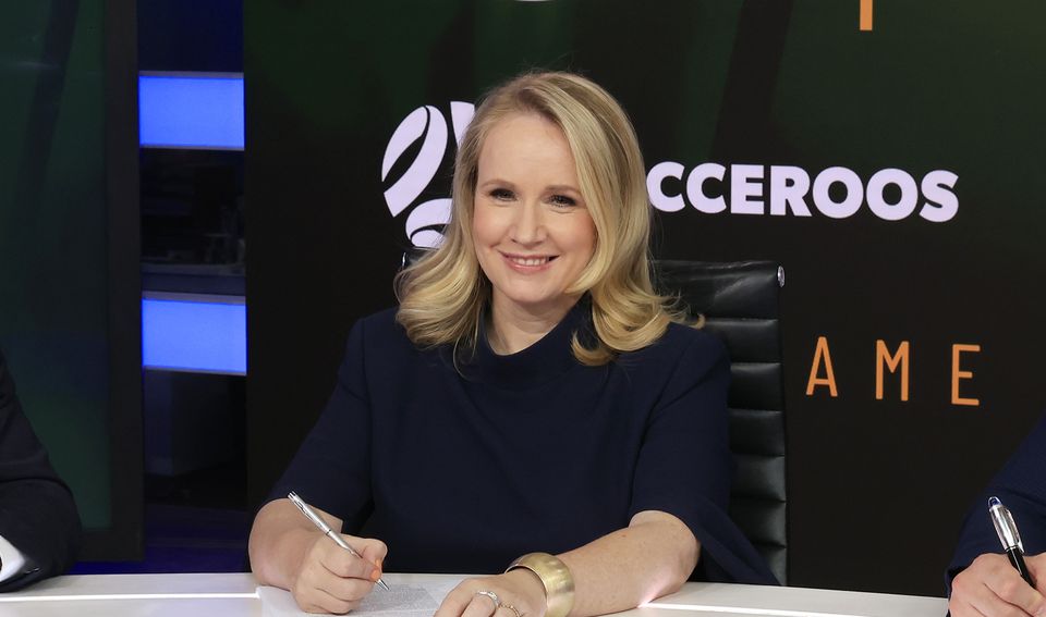 Beverley McGarvey at Channel Ten Studios in Sydney. Photo: Getty