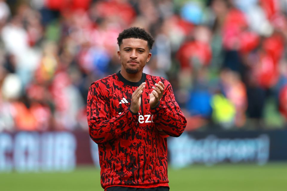 Jadon Sancho has to train away from Manchester United first-team squad as  part of disciplinary issue