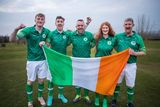 thumbnail: Joe and Katie Donoghue with the Irish team winning the inaugural Four Nations Footgolf tournament last year