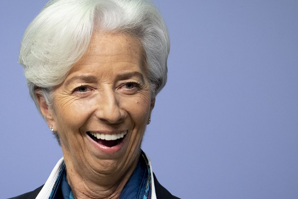 European Central Bank president Christine Lagarde (Michael Probst/AP)